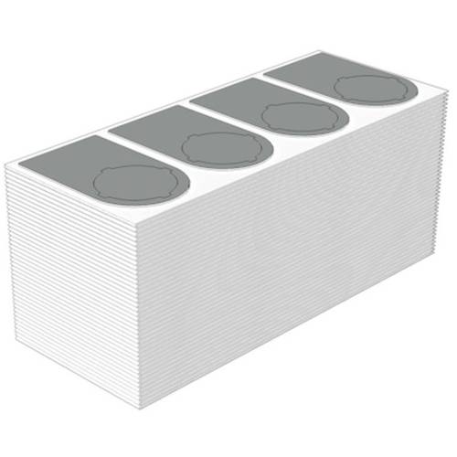 Thumbnail - Weidmüller 2621130000 SM-FO 27/18-22 MM SI Gerätemarkierung Beschriftungsfläche: 29.5 x 20.25 mm Silber Anzahl Markierer...