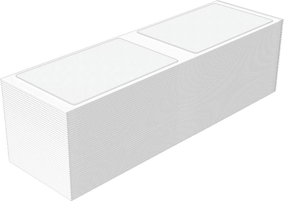 Weidmüller 2621250000 CC-FO 85/54 MM WS Gerätemarkierung Beschriftungsfläche: 85.4 x 54 mm Weiß Anzahl Markierer: 100 10...