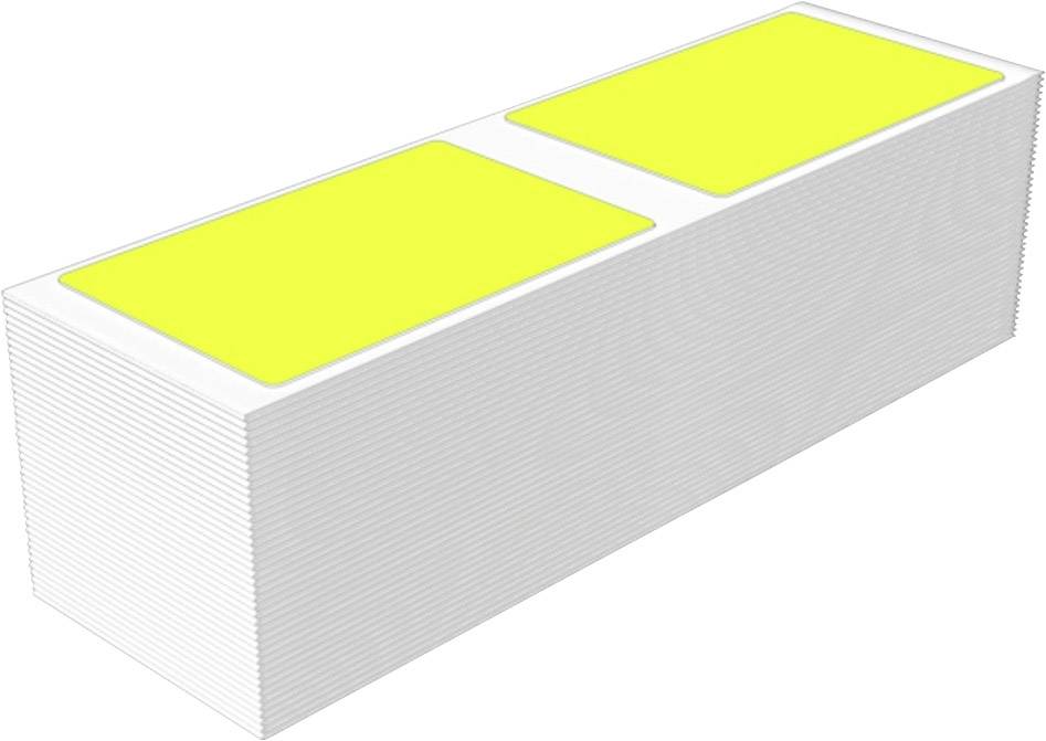 Weidmüller 2621260000 CC-FO 85/54 MM GE Gerätemarkierung Beschriftungsfläche: 85.4 x 54 mm Gelb Anzahl Markierer: 100 10...