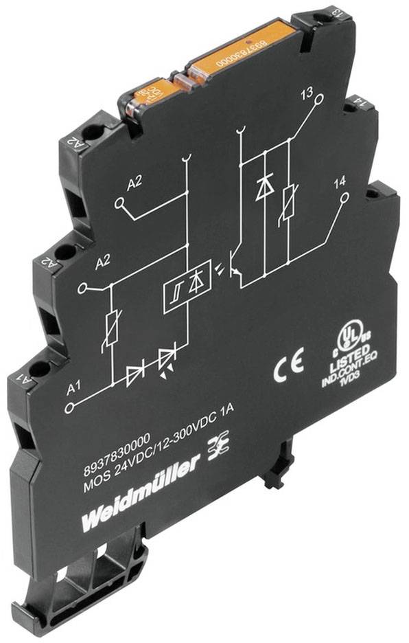 Weidm&uuml;ller Halfgeleiderrelais 8937830000 Schakelspanning (max.): 300 V/DC 1 stuk(s)