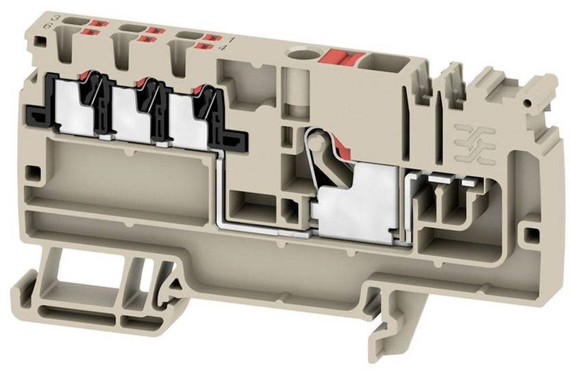 Weidmüller 2464690000 Verteiler-Reihenklemme 8.1 mm Push-In-Klemme Beige 20 St.