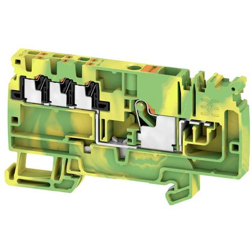 Weidmüller 2464740000 Verteiler-Reihenklemme 8.1 mm Push-In-Klemme Grün, Gelb 20 St.