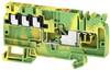 Weidmüller 2464740000 Verteiler-Reihenklemme 8.1 mm Push-In-Klemme Grün, Gelb 20 St.