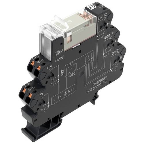 Weidmüller TRP 24VUC 2CO Koppelrelais 24 V DC/AC 8 A 2 Wechsler 10 St.