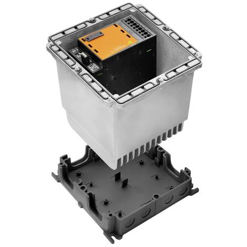 Weidmüller FP PRO TOP3 48 10 2M Abdeckplatte halogenfrei Schwarz, Silber-Grau (L x B x H) 196 x 196 x 220 mm 1 St.