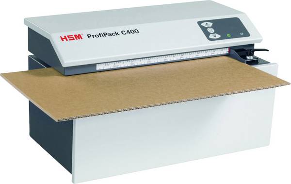 HSM ProfiPack C400 Verpackungspolstermaschine      Vernichtet auch Heftklammern