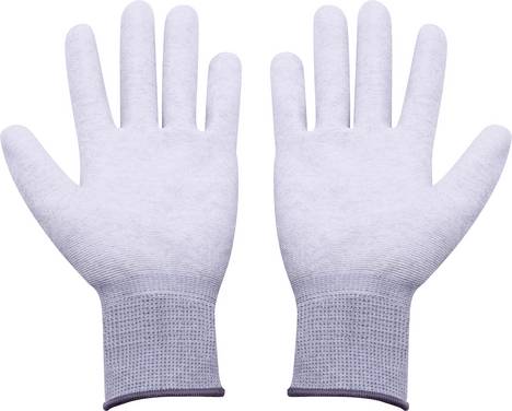 Quadrios  ESD-Handschuh  Kleider-Größe: M Polyamid, Polyurethan