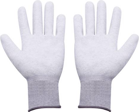 Quadrios  ESD-Handschuh  Kleider-Größe: L Polyamid, Polyurethan