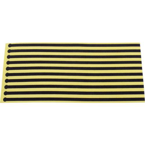 Quadrios ESD-Einweg-Schuherdungsstreifen 10 St. Gelb, Schwarz
