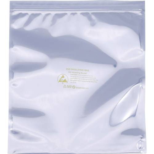 Thumbnail - Quadrios ESD-Beutel (L x B) 200 mm x 250 mm abschirmend ESD-Kennbuchstabe S 10 St.
