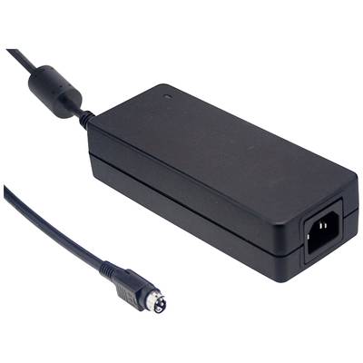 Schwarzes Netzteil mit abnehmbaren Kabel, geeignet zum Aufladen von elektronischen Geräten.