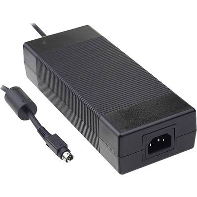 'Schwarzes Laptop-Ladegerät mit Kabel und Stecker, geeignet für den Anschluss an ein Netzteil.'