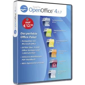 Openoffice 4 1 7 Standard Vollversion 1 Lizenz Windows Office Paket Kaufen