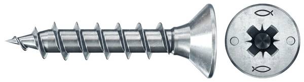 Fischer 670022 Power-Fast II CZF Spanplattenschraube 3 mm 12 mm Kreuzschlitz Pozidriv    Stahl galvanisch verzinkt 1000 St.