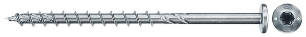 Fischer 670534 Power-Fast II Spanplattenschraube 6 mm 80 mm T-Profil Stahl galvanisch verzinkt 50 St.