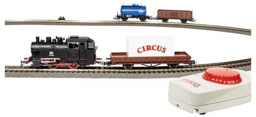 Piko H0 57113 H0 Start-Set mit Bettung Güterzug-1