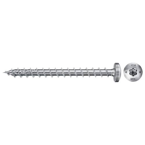 Fischer 670439 Power-Fast II Spanplattenschraube 5 mm 50 mm T-Profil Stahl galvanisch verzinkt 100 St.