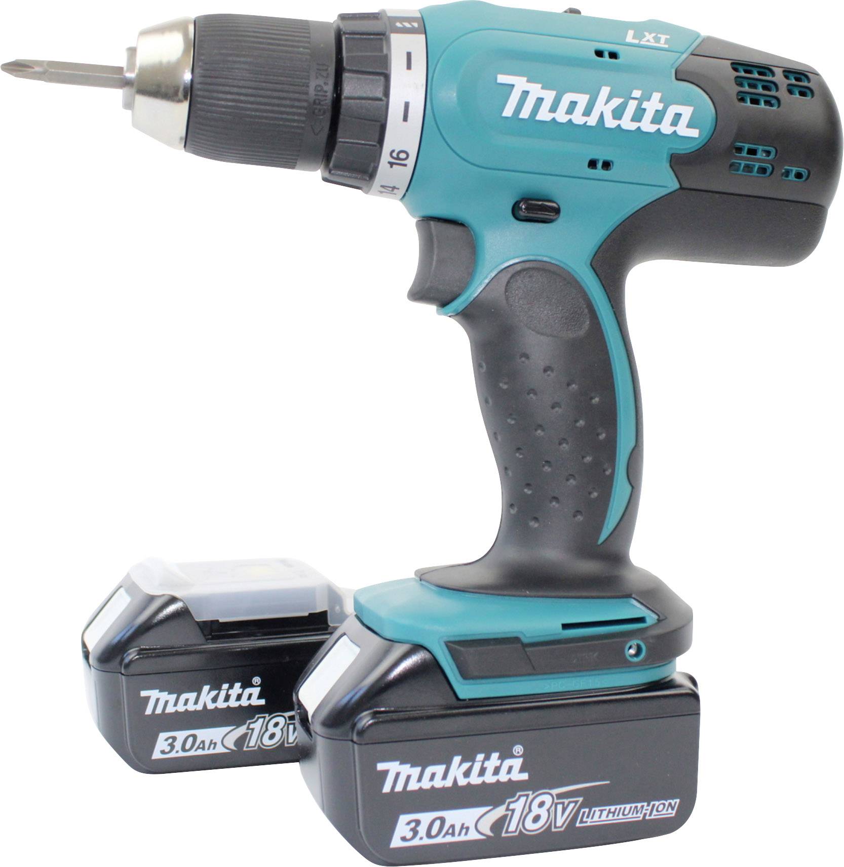 Makita DDF453RFE DDF453RFE Akku-Bohrmaschine 18 V 3 Ah Li-Ion inkl. Koffer, inkl. 2. Akku-1