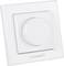 Ein weißer, quadratischer Dimmschalter von Homematic IP, geeignet für die Steuerung von Beleuchtungssystemen in Smart Homes.
