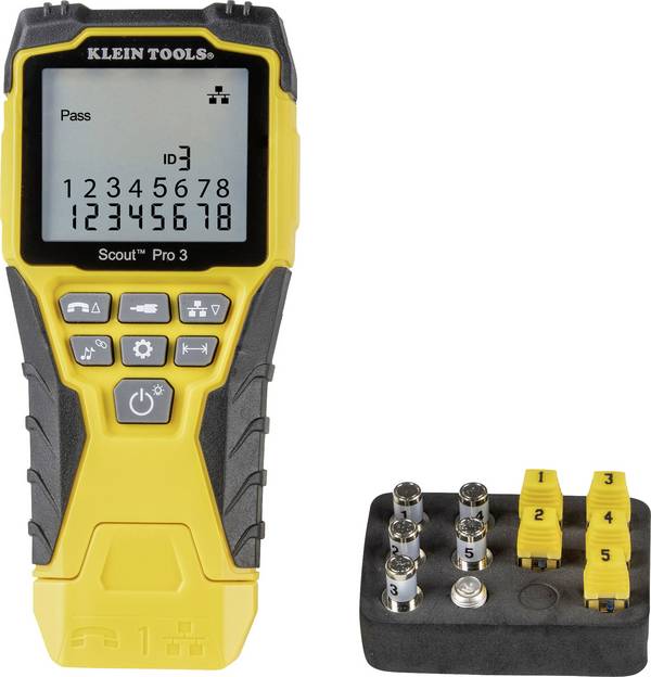 Kabeltester VDV501-851 Klein Tools Scout Pro 3  Audio/Video, Netzwerk, Telekommunikation