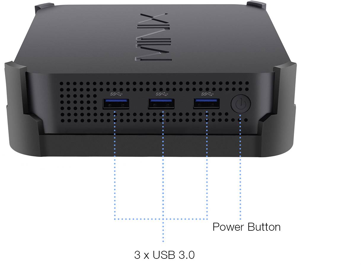 Minix NEO J50C-8SE V2 Mini PC Intel Celeron J4125 (4 x 2 GHz / max. 2.7 GHz) 8 GB RAM 240 GB SSD Windows® 11 Pro-5
