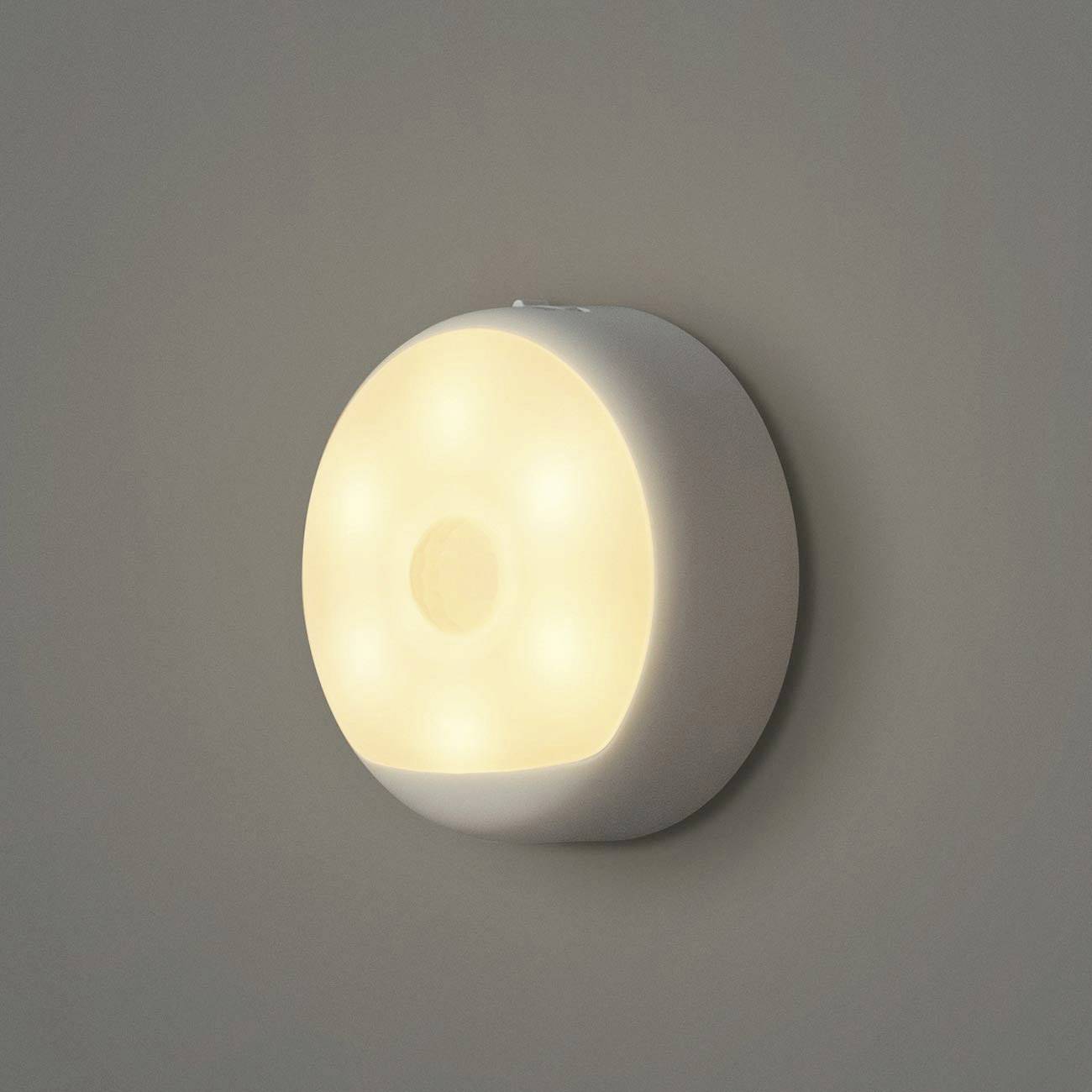 Yeelight YLYD01YL YLYD013DE Nachtlicht mit Bewegungsmelder Rund LED Warmweiß Weiß Yeelight YLYD01YL YLYD013DE Nachtlicht mit Bewegungsmelder Rund LED Warmweiß Weiß