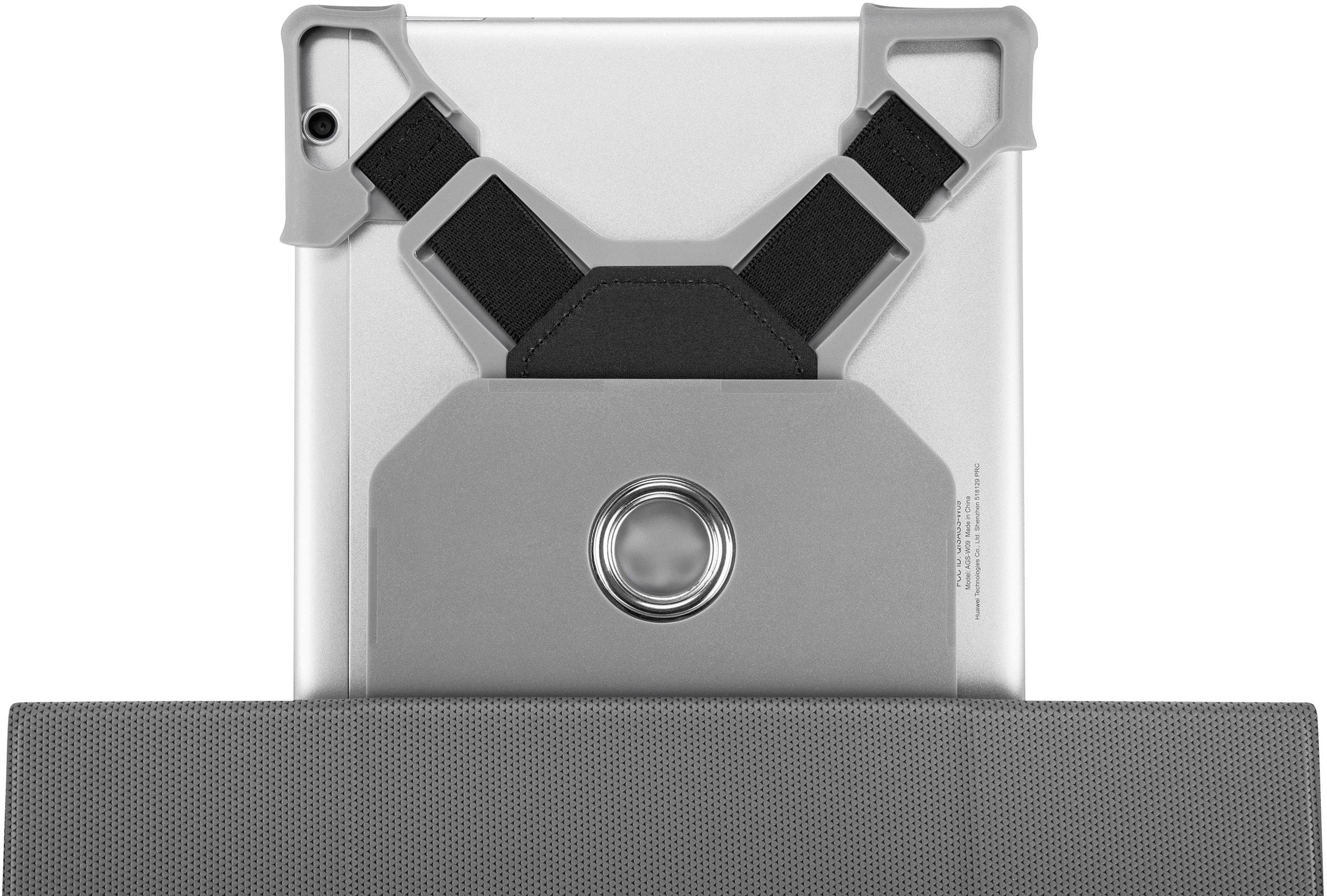 Targus Pro-Tek Universal - Flip-Hülle für Tablet - widerstandsfähig - Polyurethan - Schwarz - 22.9 cm - 26.7 cm (9" - 10-8