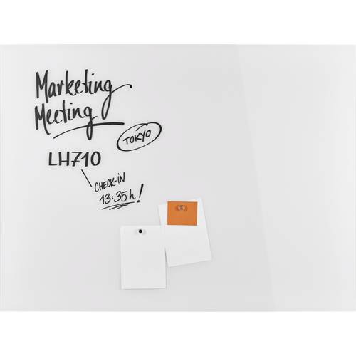 magnetoplan Glas-Magnetboard (B x H) 1200 mm x 900 mm Weiß 13404000