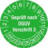 SafetyMarking 30.C2105_22-27 Prüfplakette Geprüft nach DGUV Vorschrift 3 2022-2027 Grün Folie selbstklebend (Ø) 3 cm 3 cm 15 St.