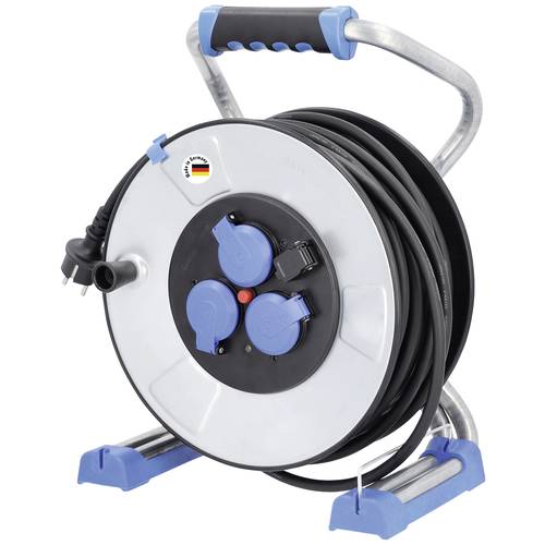 AS Schwabe 23320 Kabeltrommel 40.00 m Schwarz Schutzkontakt-Stecker