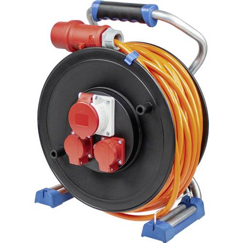AS Schwabe 23664 Kabeltrommel 40.00 m Orange CEE-Stecker 16 A 5polig