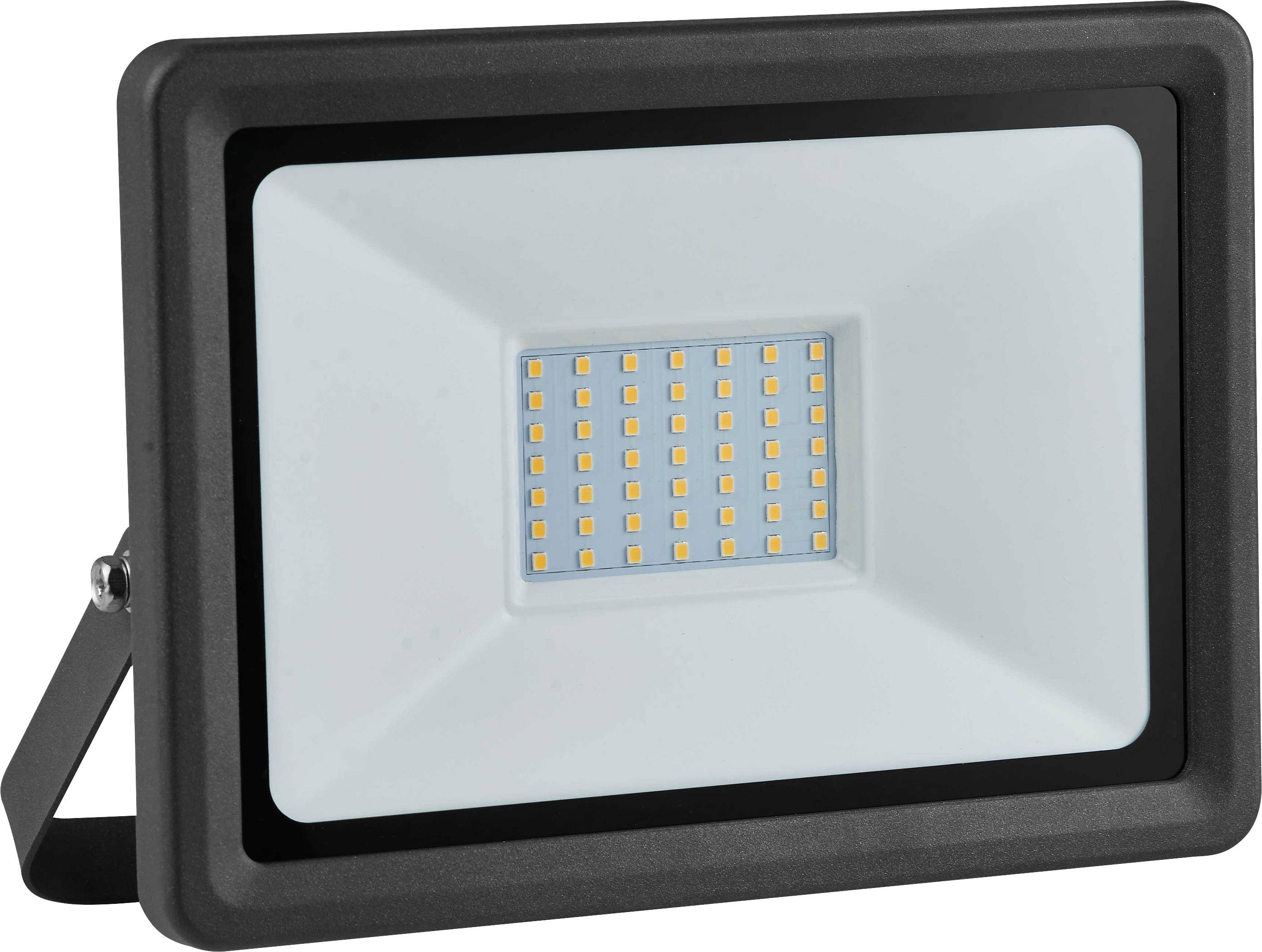 AS-SCHWABE LED 50W Optiline LED-Wandstrahler LED 50 W Schwarz