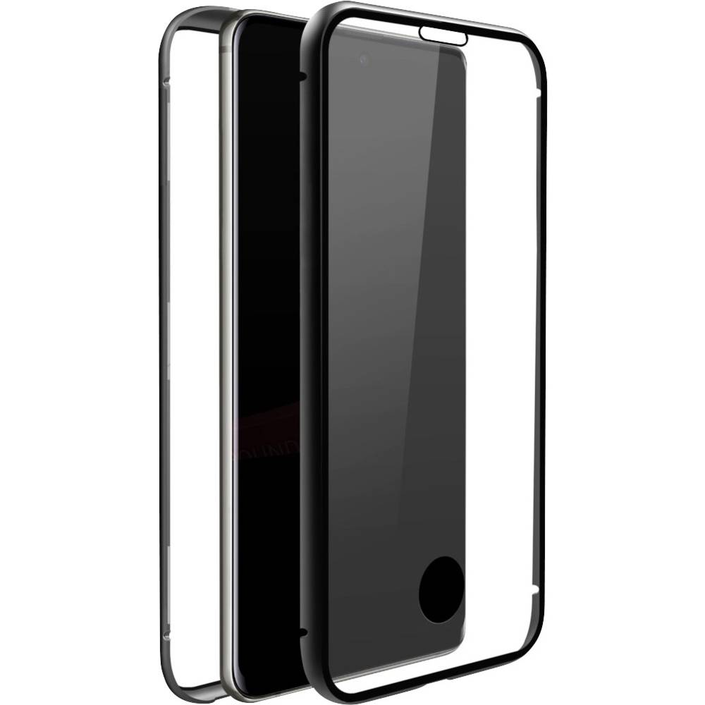 Black Rock 360Â° Glass Galaxy Case Samsung Galaxy S10 Lite Transparant, Zwart