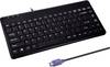 Perixx PERIBOARD-409 P DE PS2 Tastatur Deutsch, QWERTZ Schwarz PS2-Anschluss