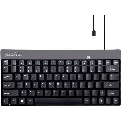 Perixx USB Tastatur Deutsch, QWERTZ Schwarz USB-Anschluss