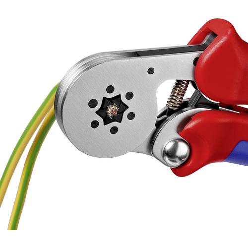 Knipex Crimpzange selbsteinst.f. Aderendhülsen 0,08-16 mm², MK-Griffe 97 55 14 Crimpzange