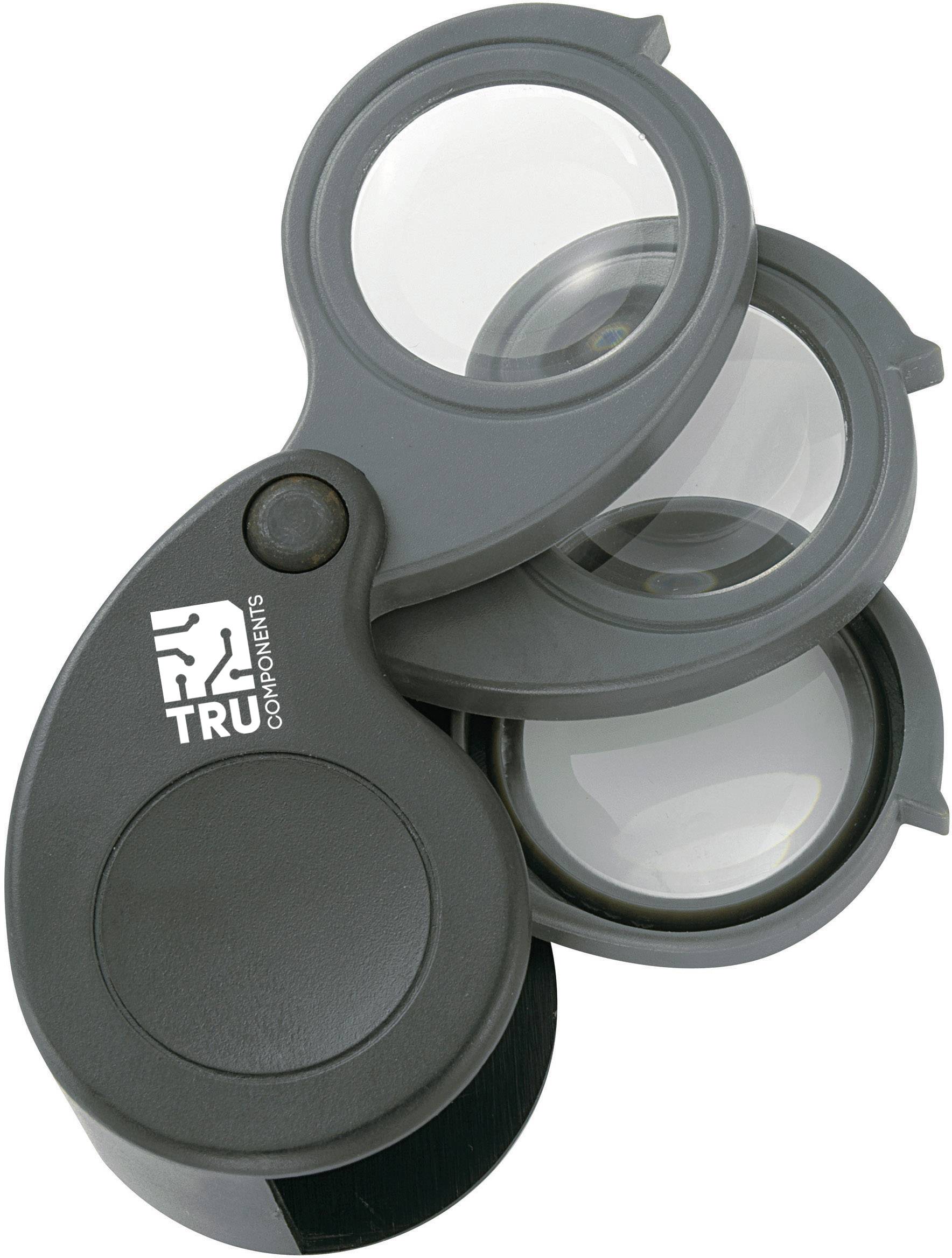 TRU COMPONENTS Einschlaglupe Vergrößerungsfaktor: 5 x, 10 x, 15 x Linsengröße: (Ø) 27 mm-1