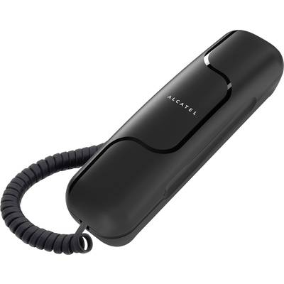 Alcatel T06 Schnurgebundenes Telefon, analog ultraflach  Schwarz 