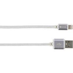 Image of Skross Apple iPad/iPhone/iPod Anschlusskabel [1x USB - 1x Apple Lightning-Stecker] 1.00 m Silber