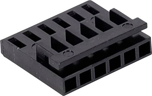 TE Connectivity Buchsengehäuse-Kabel Polzahl Gesamt 6 Rastermaß: 2.54 mm 926475-6 1 St.