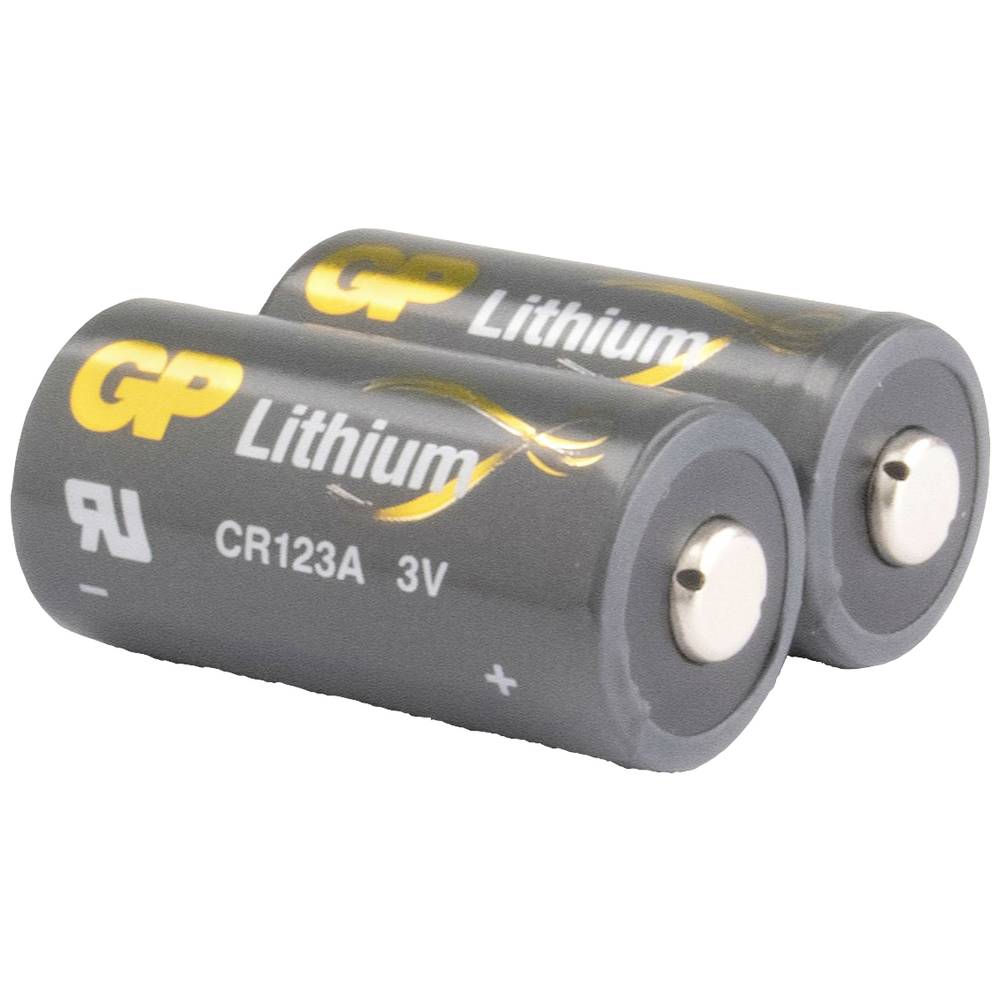 2er Multipack GP Batteries GPCR123AECO125C2 Fotobatterie CR-123A Lithium 1400