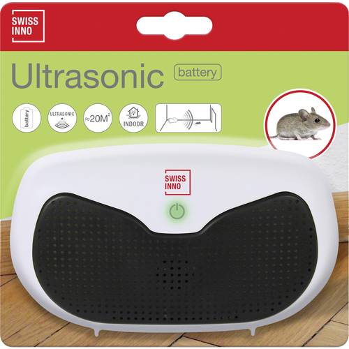 Swissinno Ultrasonic Mobil Schädlingsvertreiber Funktionsart Ultraschall Wirkungsbereich 20 m² 1 St.