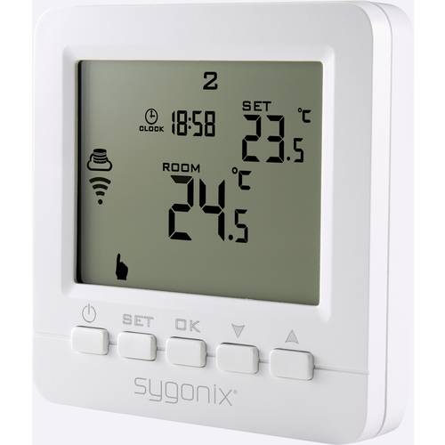 Sygonix SY-4500820 Funk-Raumthermostat Unterputz Wochenprogramm 1 St.