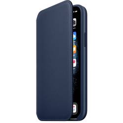 Image of Apple iPhone 11 Pro Leather Folio Leder Case Apple iPhone 11 Pro Tiefseeblau