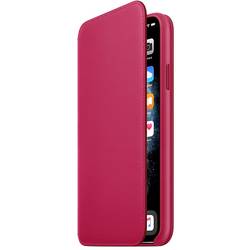 Image of Apple iPhone 11 Pro Max Leather Folio Leder Case Apple iPhone 11 Pro Max Raspberry