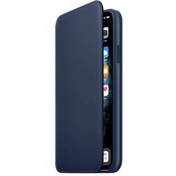 Image of Apple iPhone 11 Pro Max Leather Folio Leder Case Apple iPhone 11 Pro Max Tiefseeblau