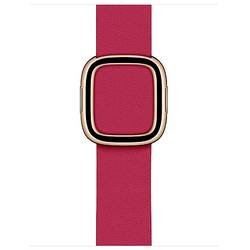 Image of Apple Modern Buckle Lederarmband Raspberry