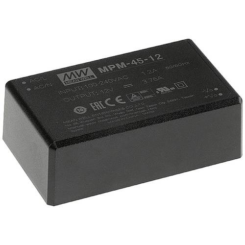 Thumbnail - MEAN WELL MPM-45-5 AC/DC-Printnetzteil 5 V/DC 40 W