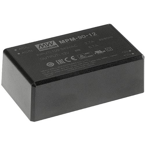 MEAN WELL MPM-90-12 AC/DC-Printnetzteil 12 V/DC 80.4 W