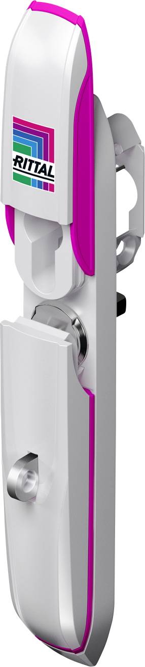 Thumbnail - Rittal AX 2435.400 Verschlusssystem Druckguss Lichtgrau (RAL 7035) 1 St.